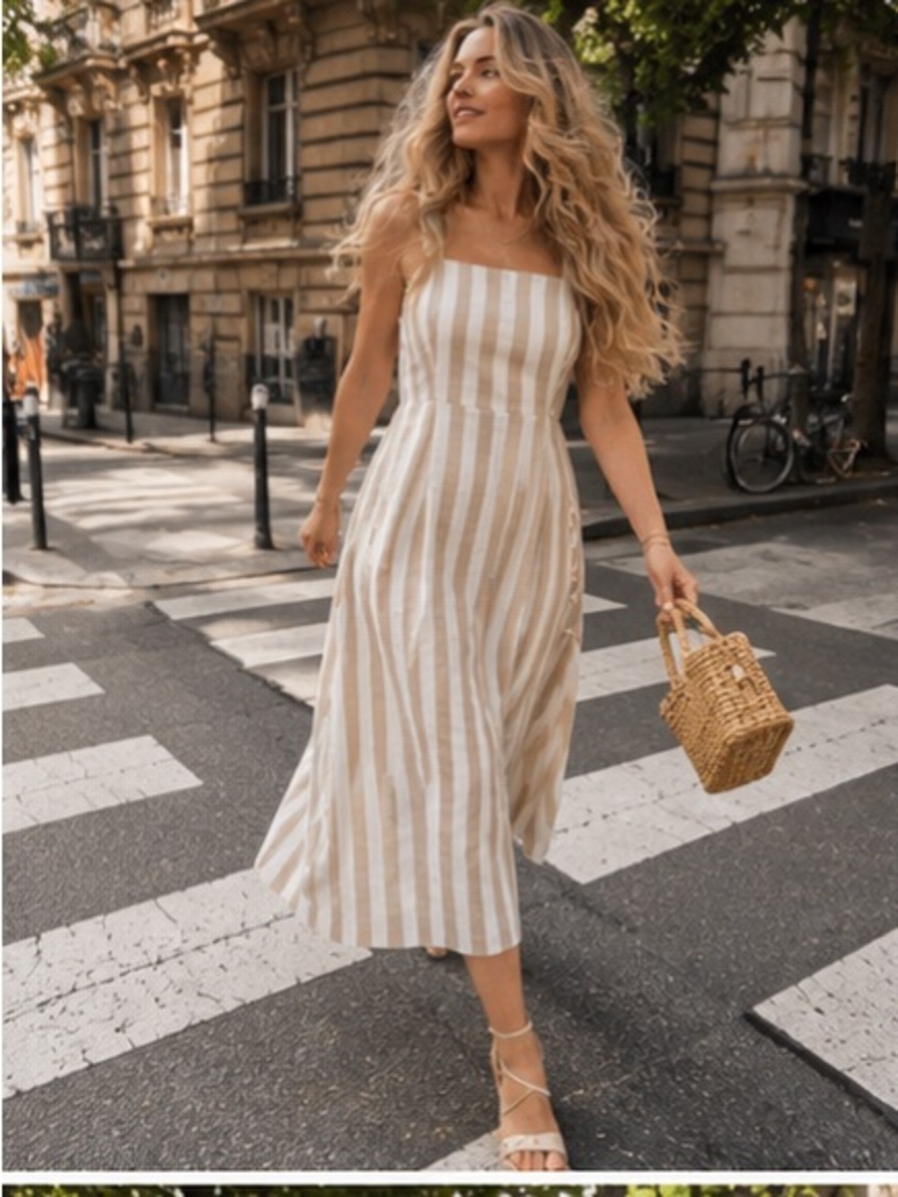 Mango Midi cotton dress bloggers favorite